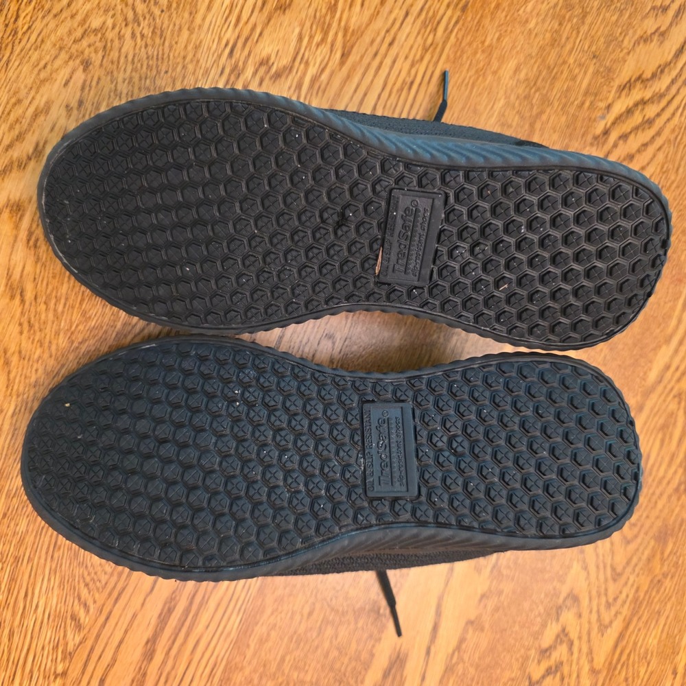 Tredsafe Womens 8 Black Slip Resistant Work Shoes Mesh Sneakers Food Service - Picture 9 of 10